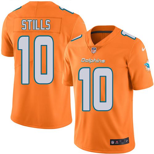 Men Miami Dolphins #10 Kenny Stills Nike Orange Color Rush Limited NFL Jersey